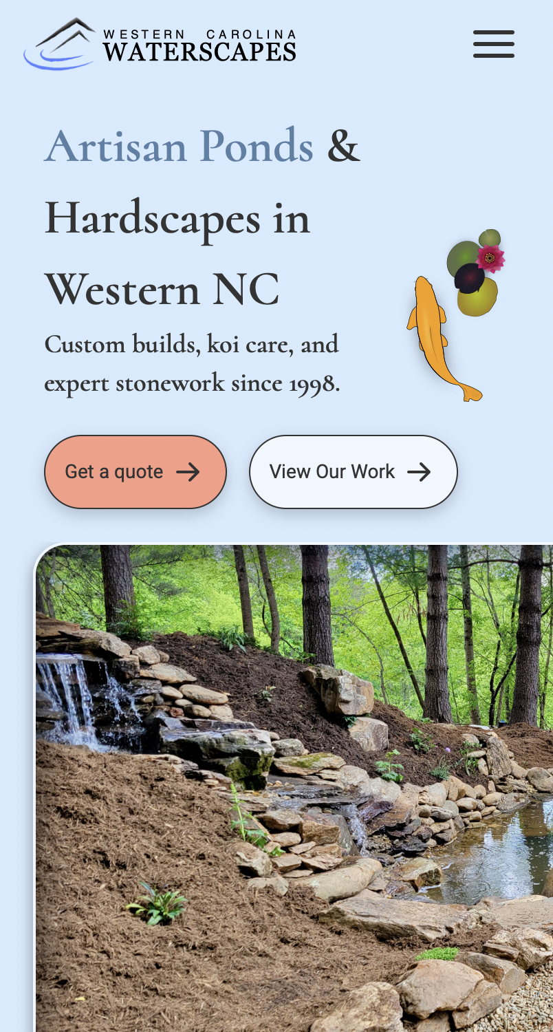 Western Carolina Waterscapes screenshot