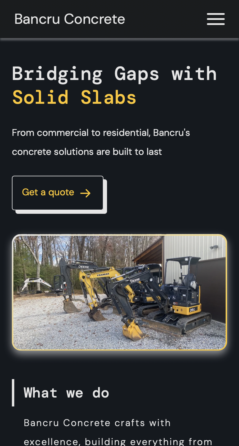 Bancru Concrete screenshot